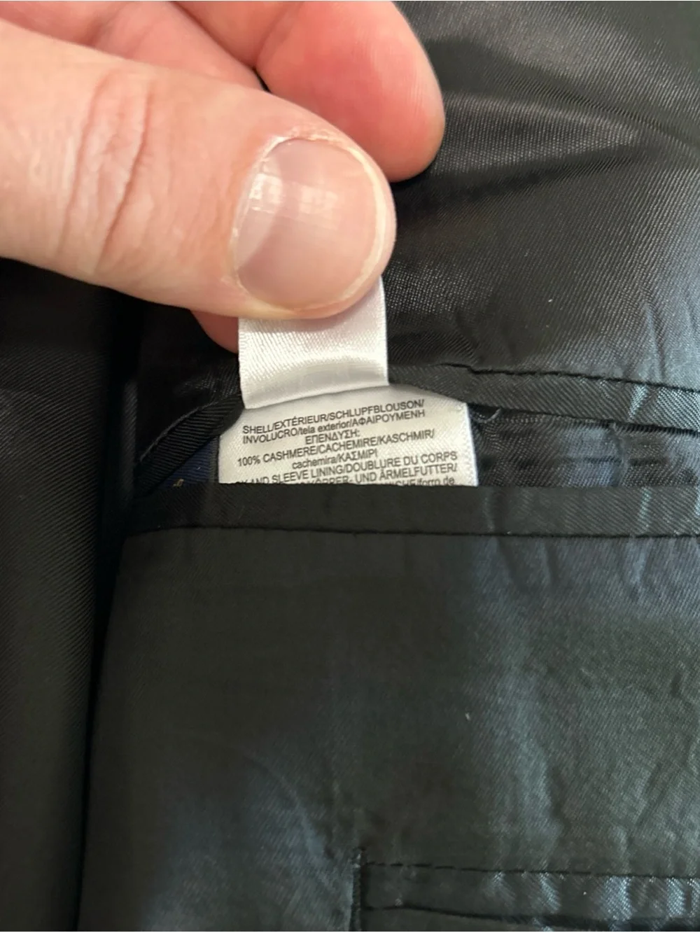 Brooks Brothers Regent Fit Loro Piana 100% Cashmere Black Blazer Sport Coat 48R